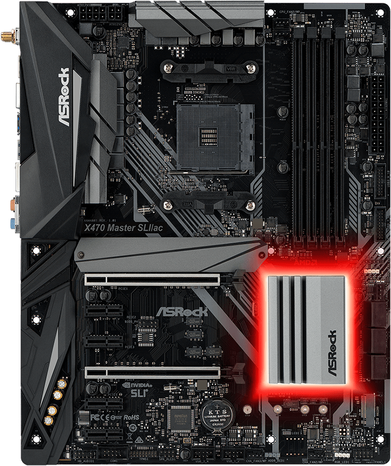 Asrock X470 Master SLI/ac - Motherboard Specifications On